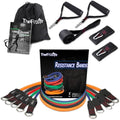 TheFitLife Resistance Bands Set - 200lbs Stackable Workout Tubes