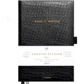 Scribble & Dot A5 Undated Weekly Planner - Croc Hardcover Notebook