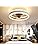 Jolof Store Modern LED Ceiling Fan with Light | 6-Speed Reversible, 40CM