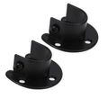 KAFENDA 2pcs Stainless Steel Wall Mounted Rod Brackets for 1" Rail