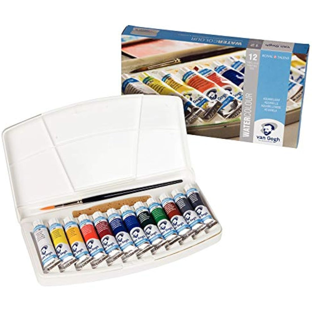 Van Gogh Watercolour Paint Set | 12 x 10ml Tubes | High Lightfastness