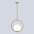 Jolof Store Modern Gold Spherical Pendant Light | Iron & Glass E27 Lamp