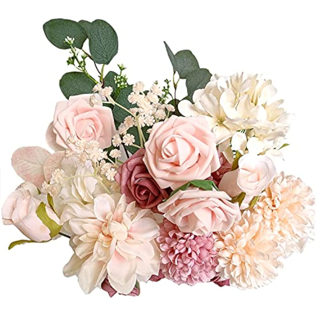 Artificial Silk Flowers Combo Box for DIY Wedding Bouquets