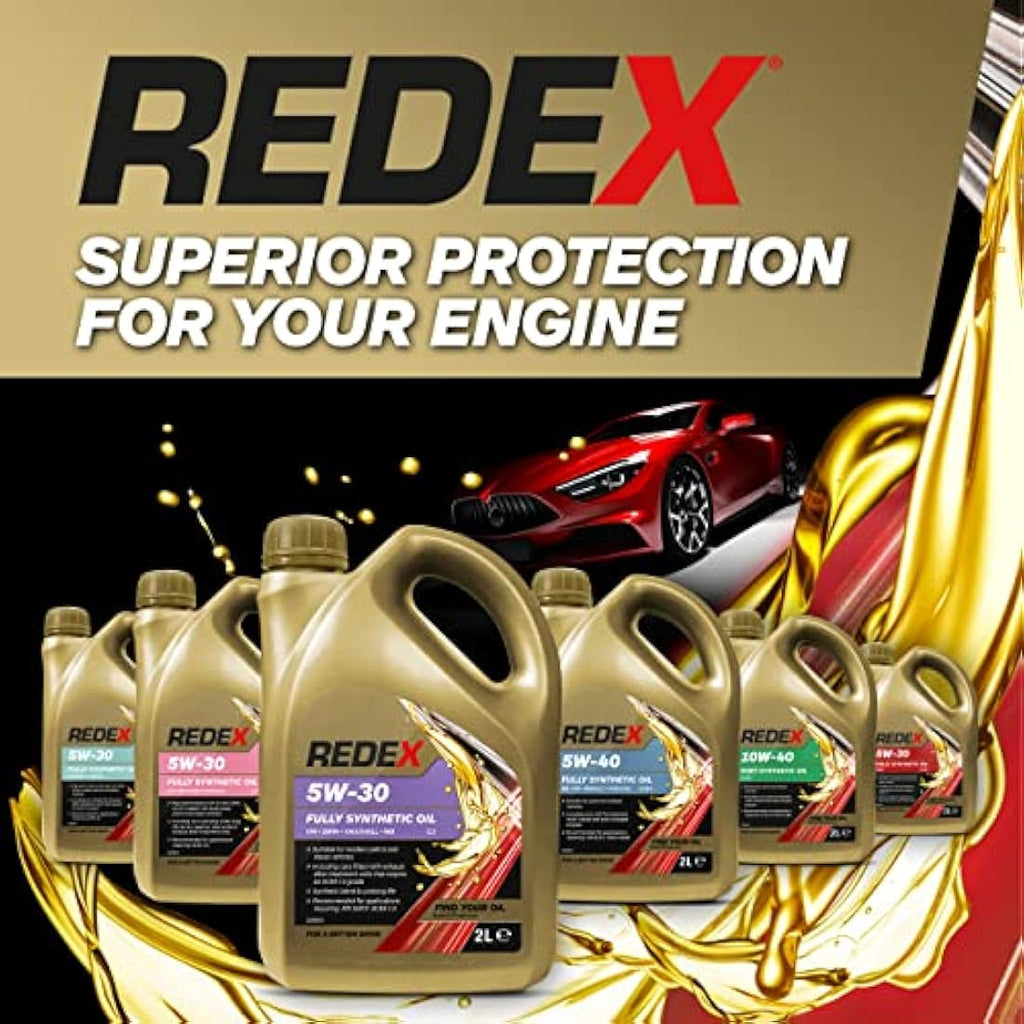 Redex 5W-40 Fully Synthetic Engine Oil - 2 Litre Motor Lubricant