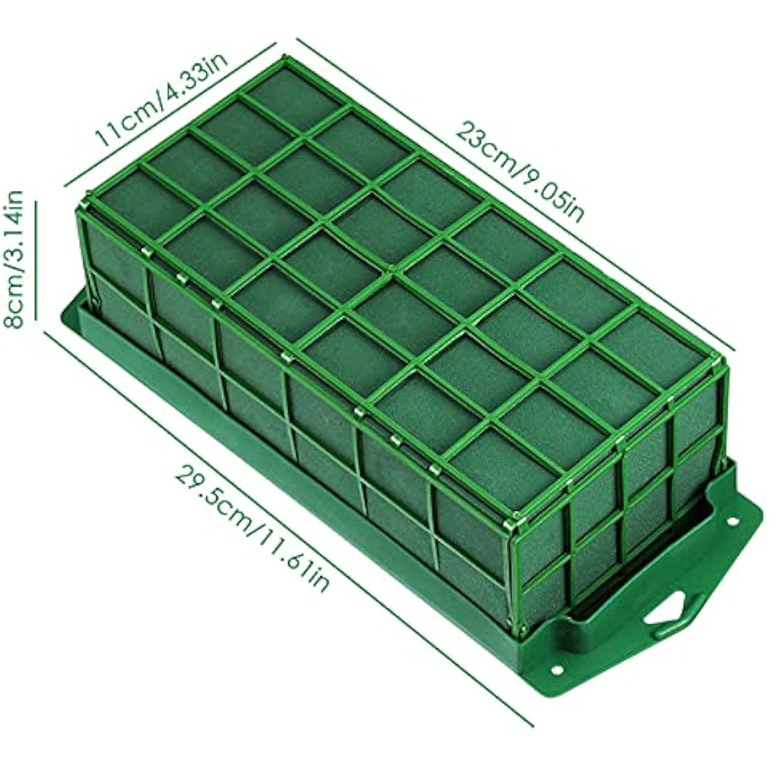 Deruaku Floral Foam Cage Holder for Fresh Flower Arrangements, 11.6 Inch