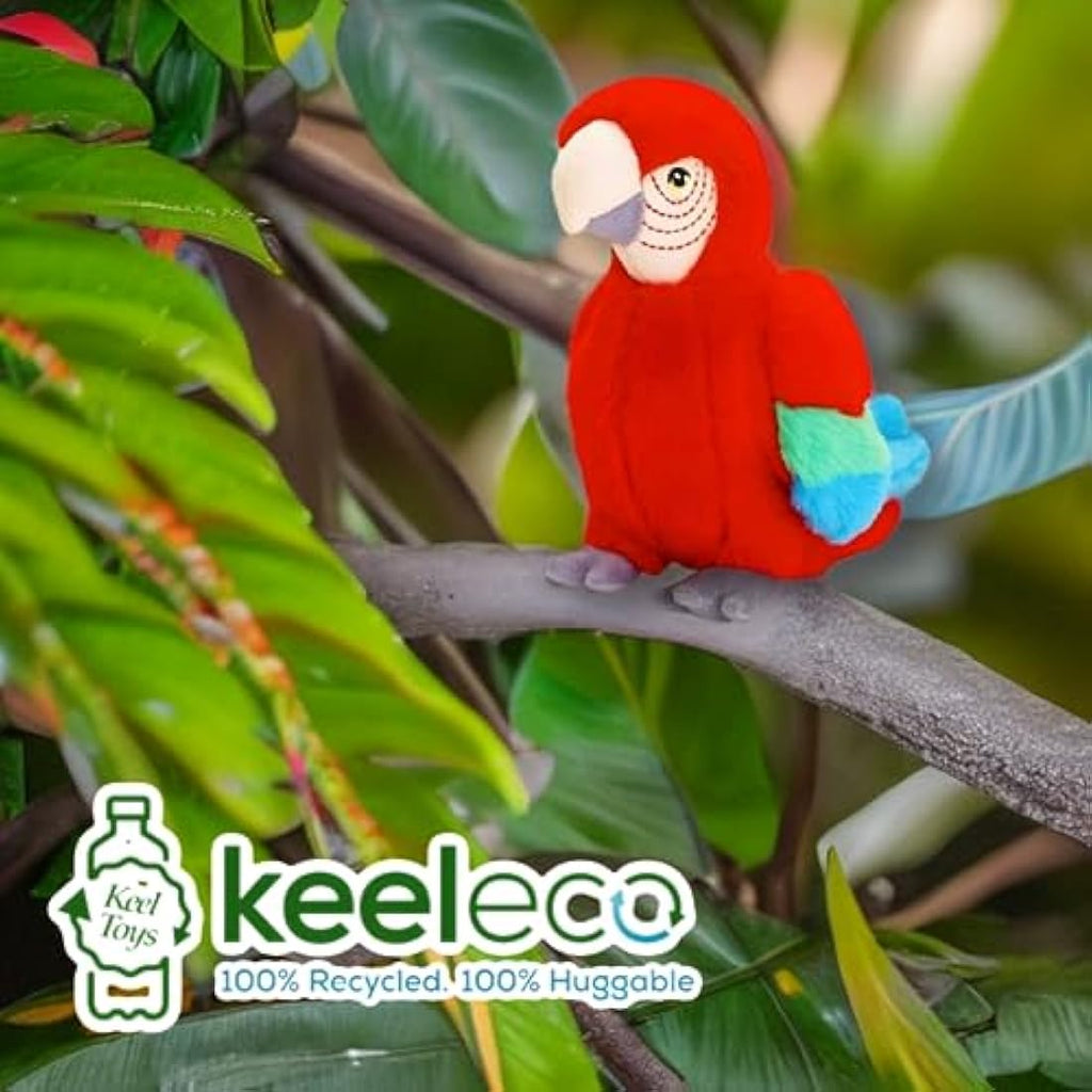 Jolof Store Parrot Plush Toy – 100% Recycled Eco-Friendly Soft Toy