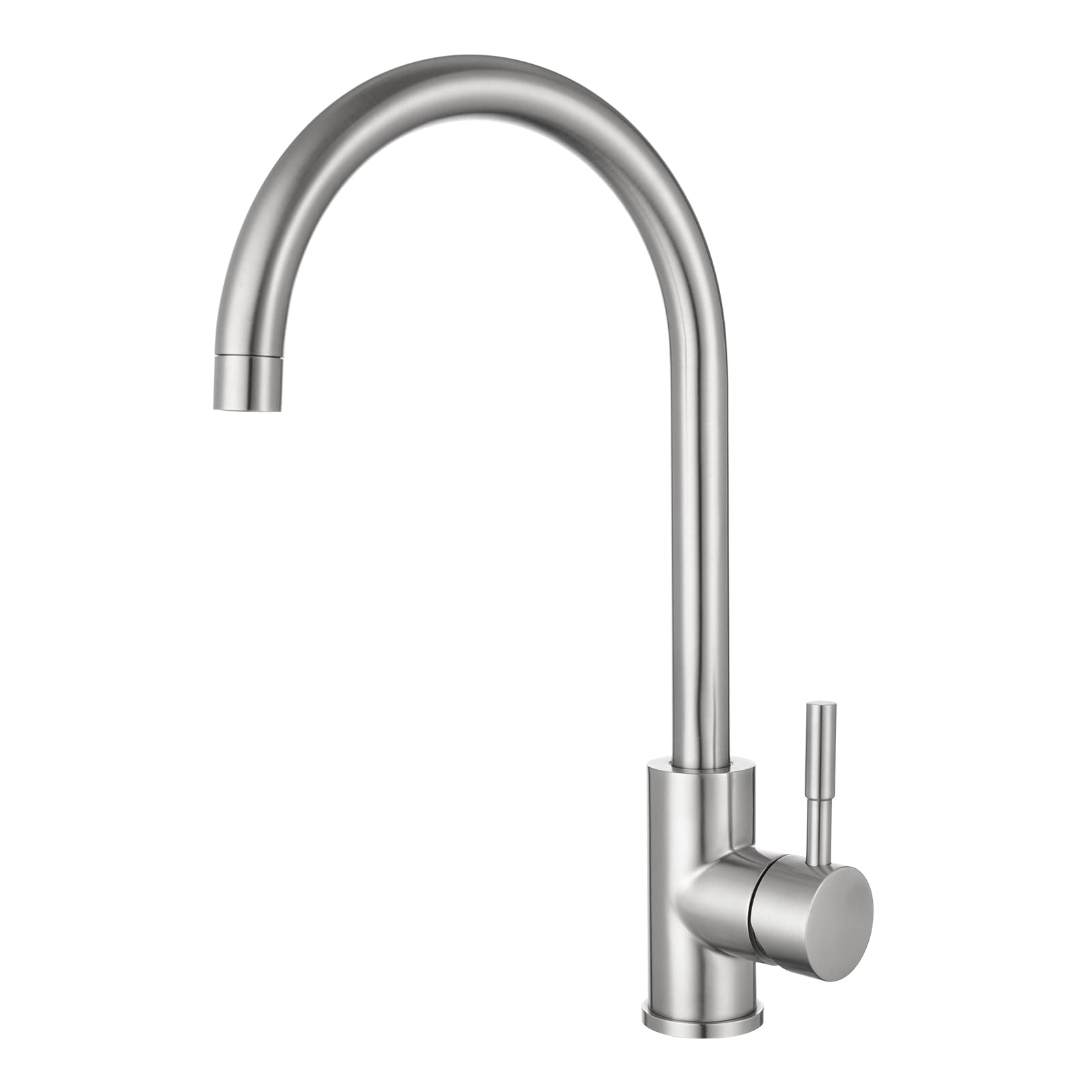 Hapilife Kitchen Sink Tap – Brushed Nickel Stainless Steel Mixer