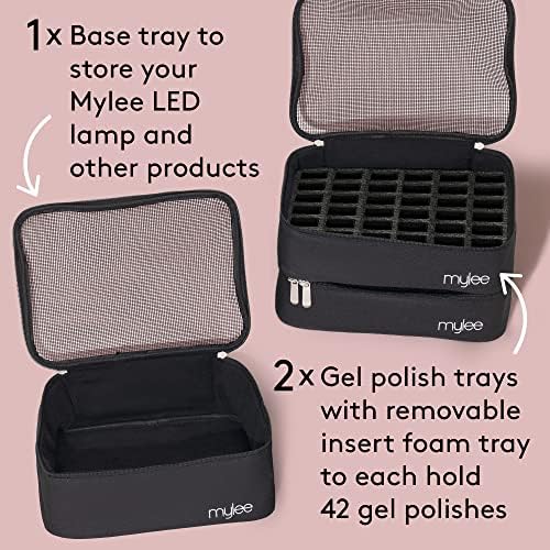 Mylee Gel Polish Carry Case – 84 Bottle Nail Storage Organiser