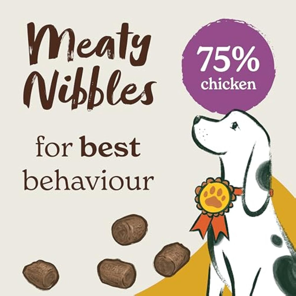 Forthglade Meaty Nibbles – Grain Free Chicken & Liver Dog Treats (10x70g)
