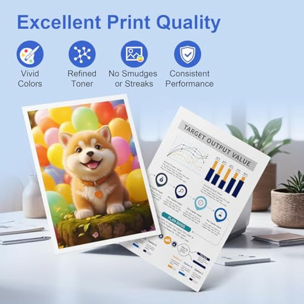 ONLYU Compatible Samsung CLT-P404C Toner for Xpress SL-C430W C480FW (4-Pack)