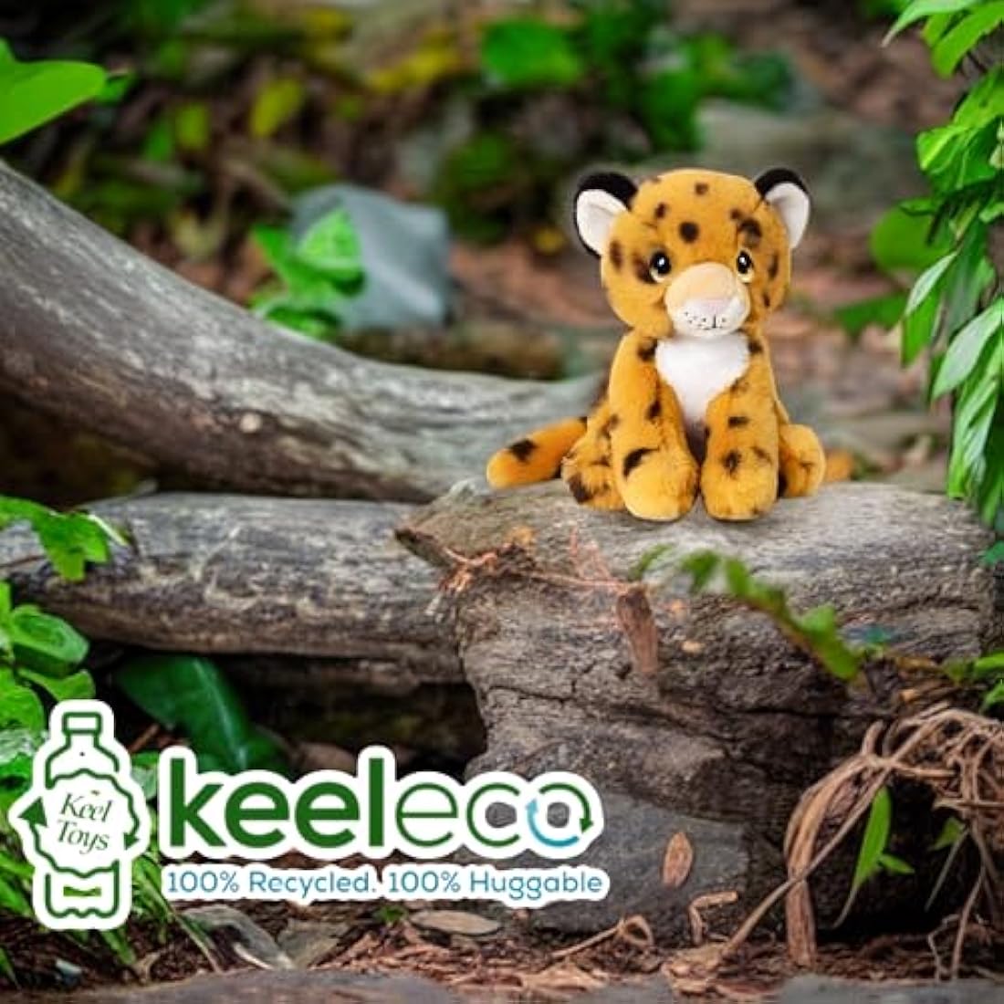 Jolof Store Cheetah Plush – 100% Recycled Eco-Friendly Soft Toy