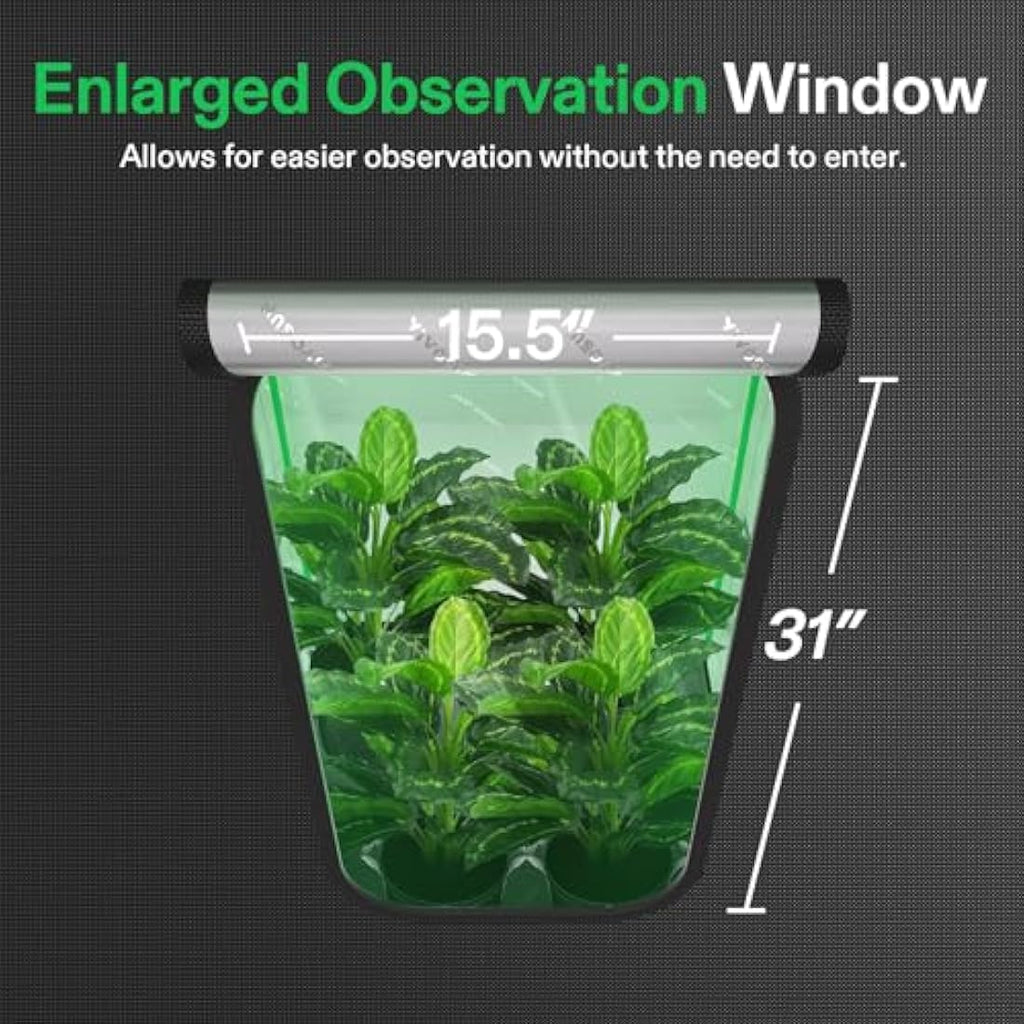 VIVOSUN Pro Grow Tent | 80x80x160cm Reflective Mylar with 22mm Poles