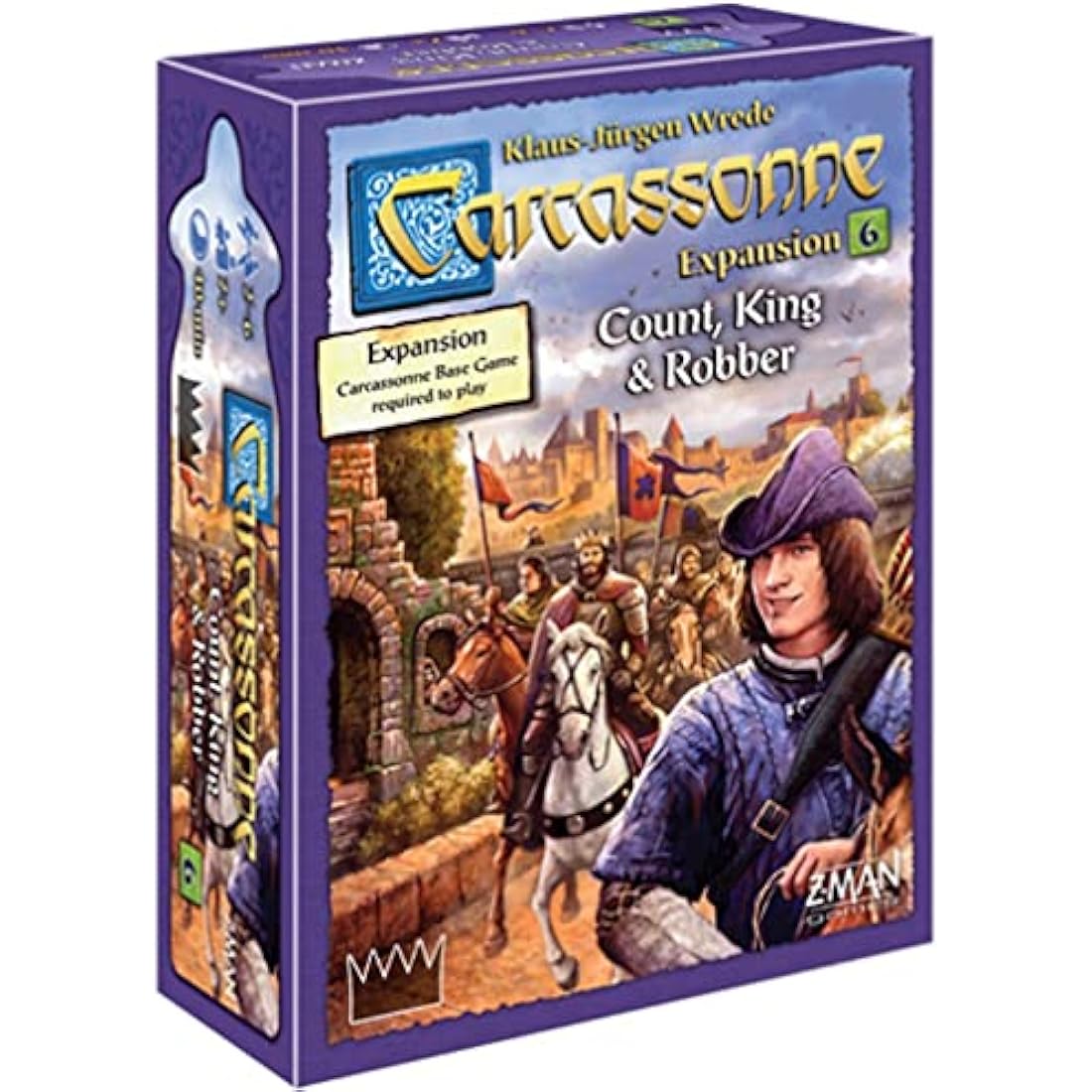 Z-Man Games Carcassonne Expansion 6: Count, King and Robber Board Game