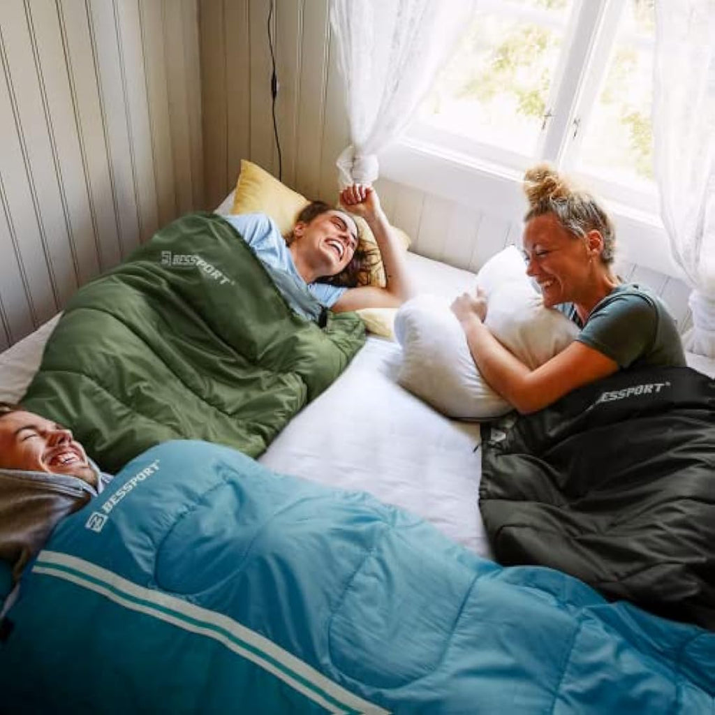 Bessport 3-4 Season Sleeping Bag | Waterproof & Lightweight for Adults