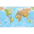 Maps International 2025 World Wall Map | Laminated Political Poster