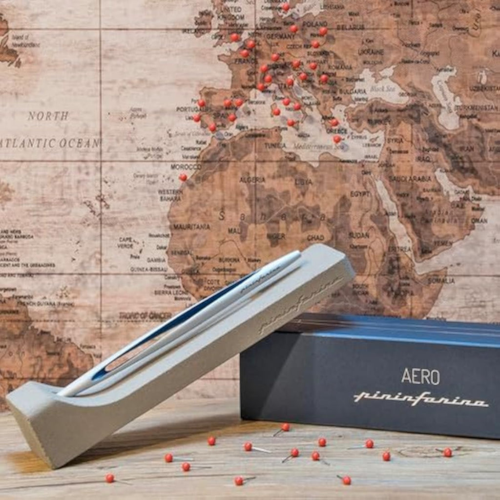 Pininfarina Aero Inkless Pen – Luxury Metal Everlasting Pencil, Blue