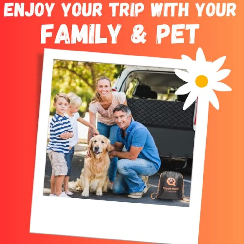 Jolof Store Dog Car Seat Cover – Waterproof Non-Slip Hammock for SUV & Truck