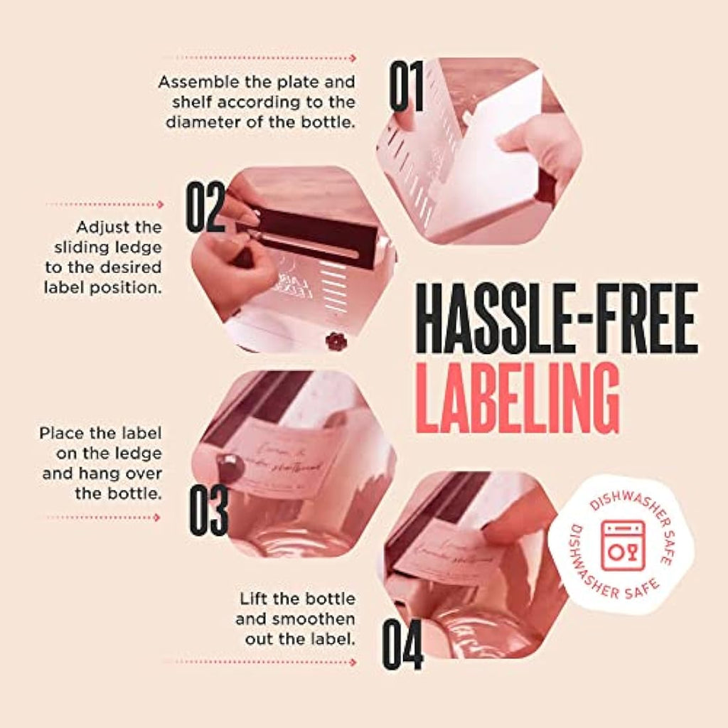 Label Ledge – Manual Label Applicator Machine for Bottles and Jars