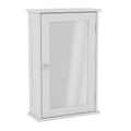 Bath Vida Mirrored Bathroom Cabinet | Wall Mounted MDF Storage - White