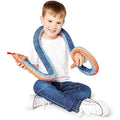 Zappi Co Blue Coral Snake Plush Toy – 180cm Realistic Stuffed Animal