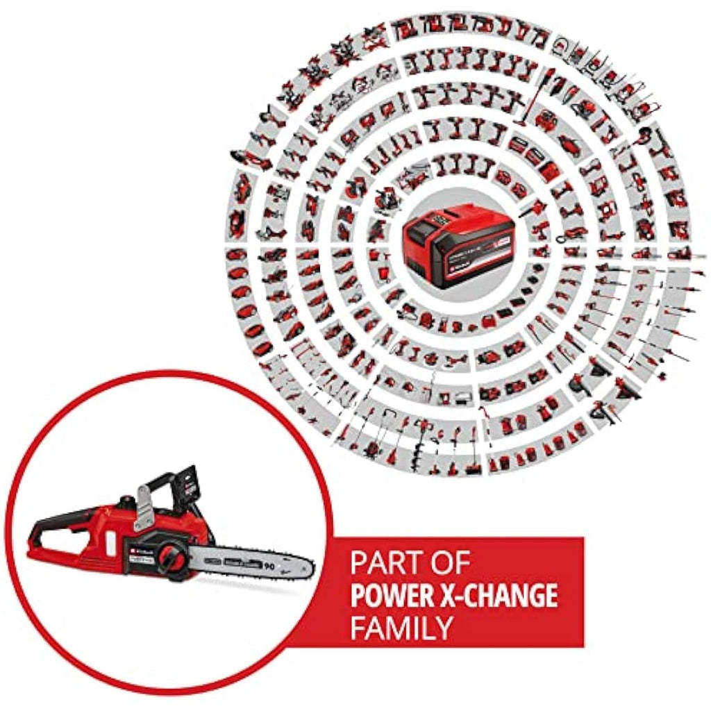 Einhell 18V Cordless Chainsaw – 14 Inch OREGON Blade, Brushless Motor