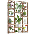 12-Tier Wood Plant Stand – 62.2" Tall Indoor Flower Shelf