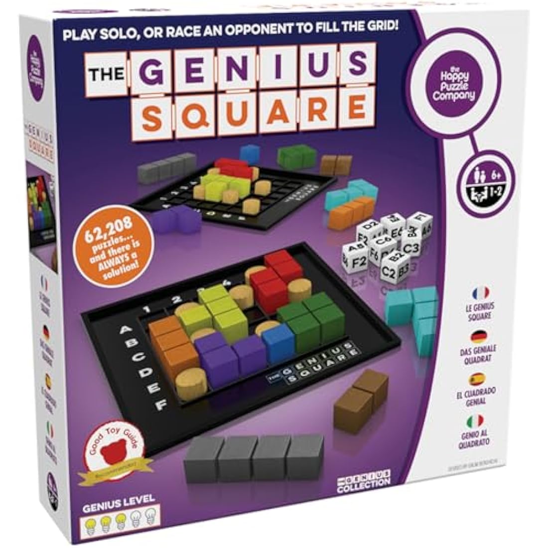 The Genius Square Logic Puzzle Game – STEM Educational Board Game