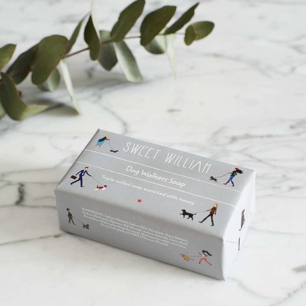 Sweet William Dog Walkers Soap – Triple Milled Honey Moisturizing Bar