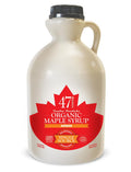 47° North Organic Canadian Maple Syrup – Grade A Amber Rich, 1000ml