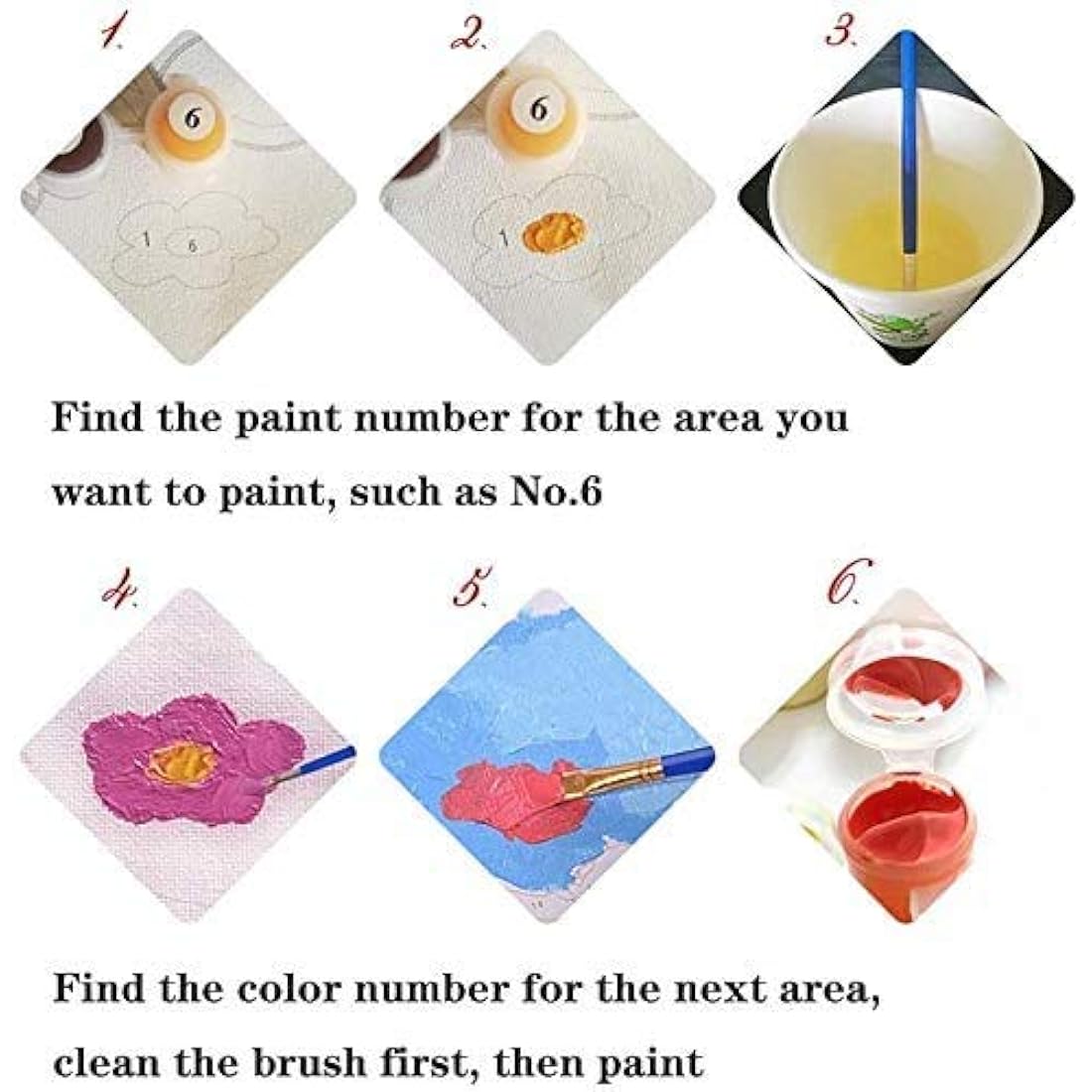 Jolof Store Paint by Number Kit for Adults - Sea View DIY Canvas 16x20
