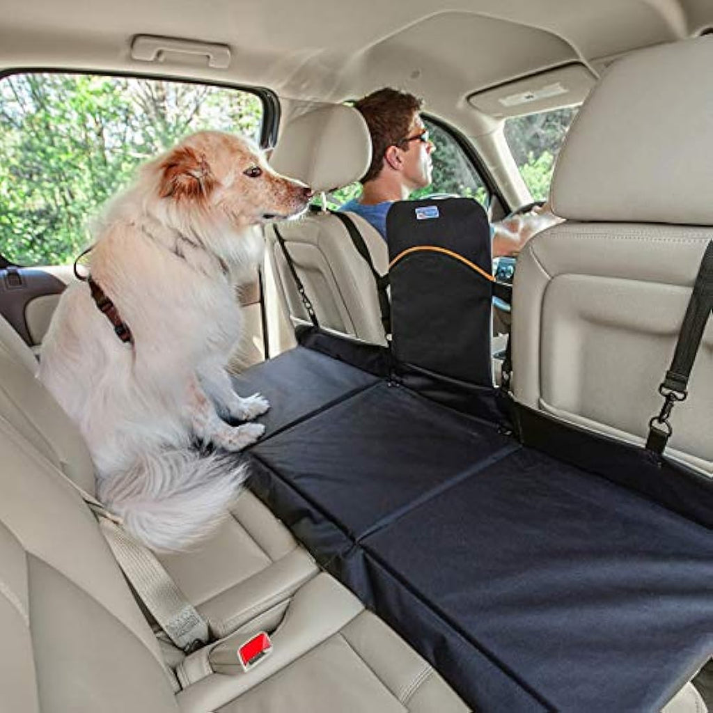 Kurgo Rover Backseat Bridge | Waterproof Dog Car Seat Extender – Black
