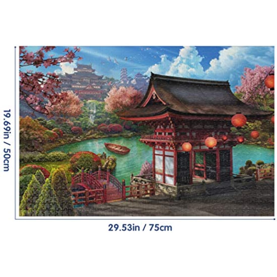 Tektalk 1000 Piece Jigsaw Puzzle for Adults | Kiyomizu Temple Design