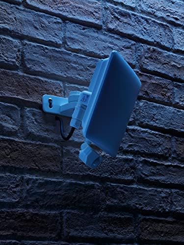 Auraglow 80W LED Security Flood Light with PIR Motion Sensor – White