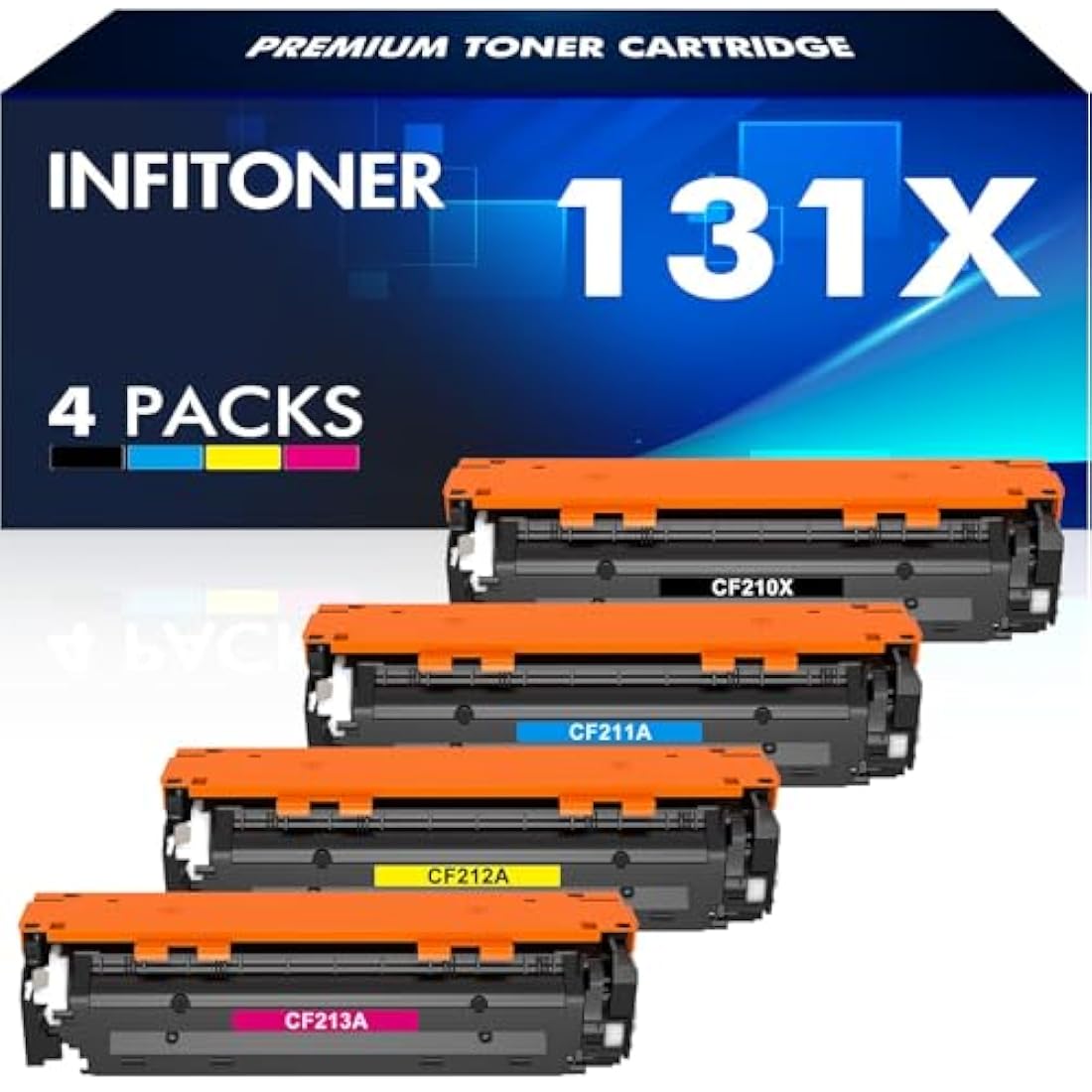 Jolof Store 131X 131A Compatible Toner Cartridge Multipack for HP LaserJet