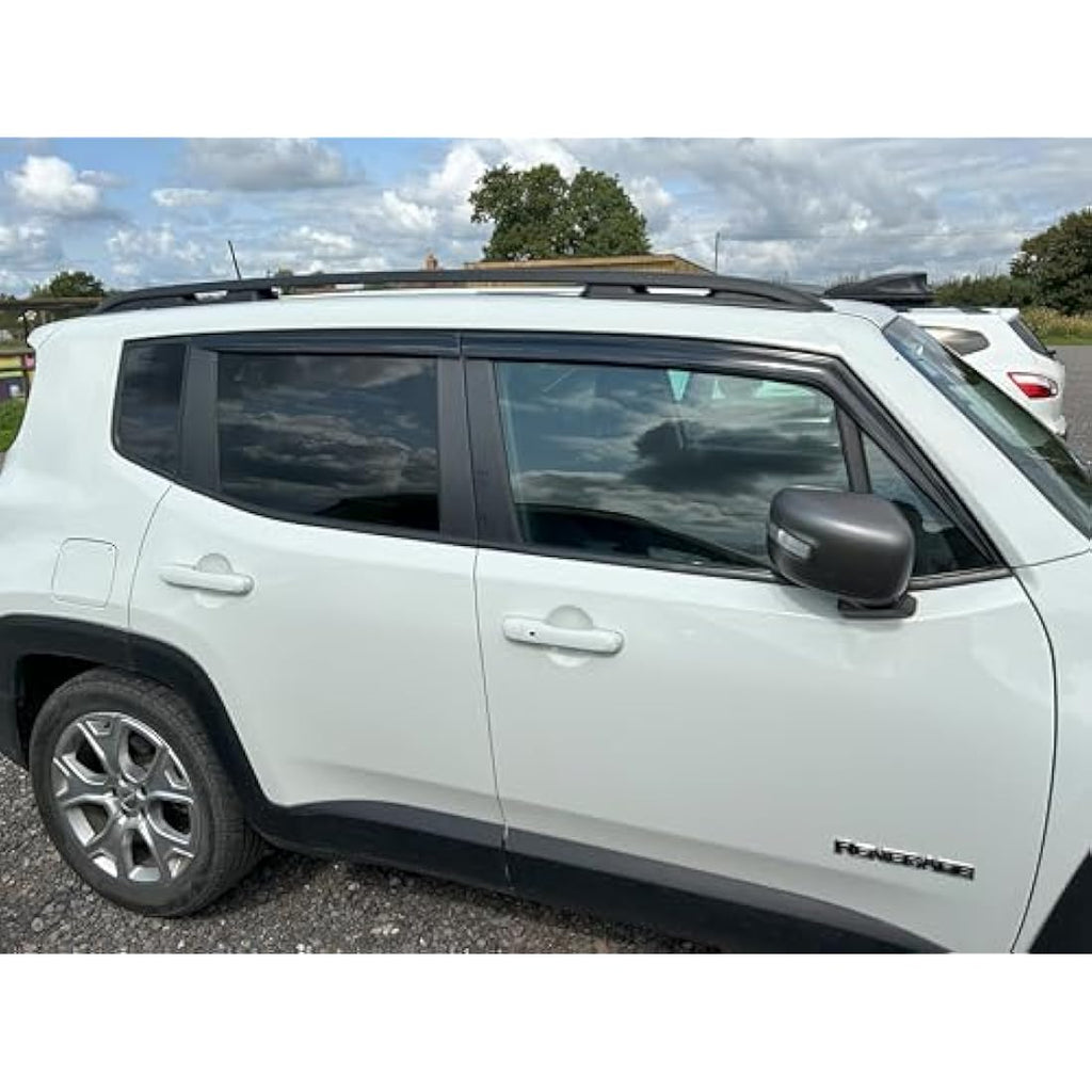 Auto Clover Wind Deflectors for Jeep Renegade 2014+ | 4-Piece Set