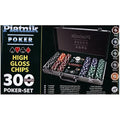 Piatnik 7903 High Gloss Poker Set - 300 Chips in Aluminum Case