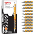 rOtring Tikky Mechanical Pencil - 0.7mm HB Marigold Orange - 12 Count