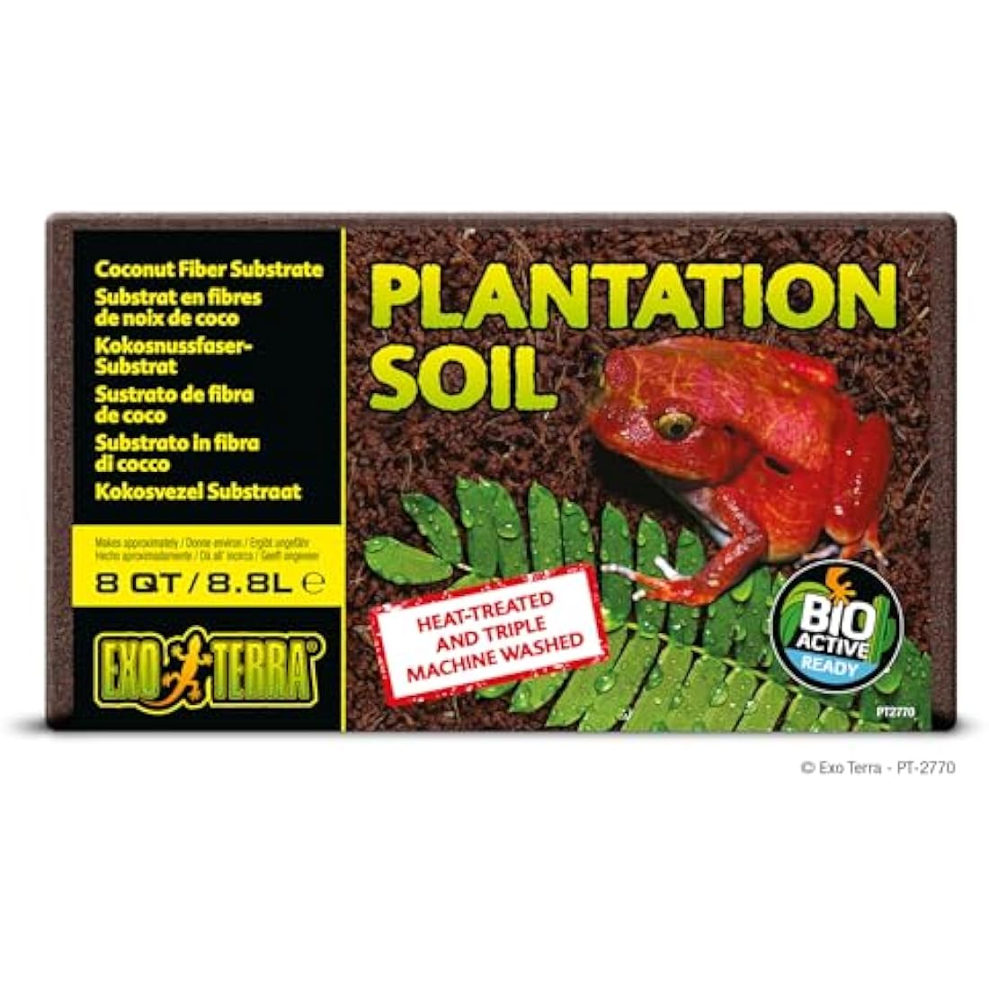 Exo Terra Plantation Soil - Natural Terrarium Substrate, 8.8 Litre
