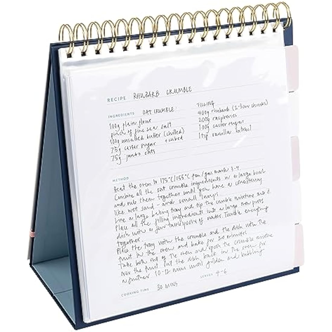 Busy B Recipe File – Spot Flip Top Kitchen Organiser with 16 Cards