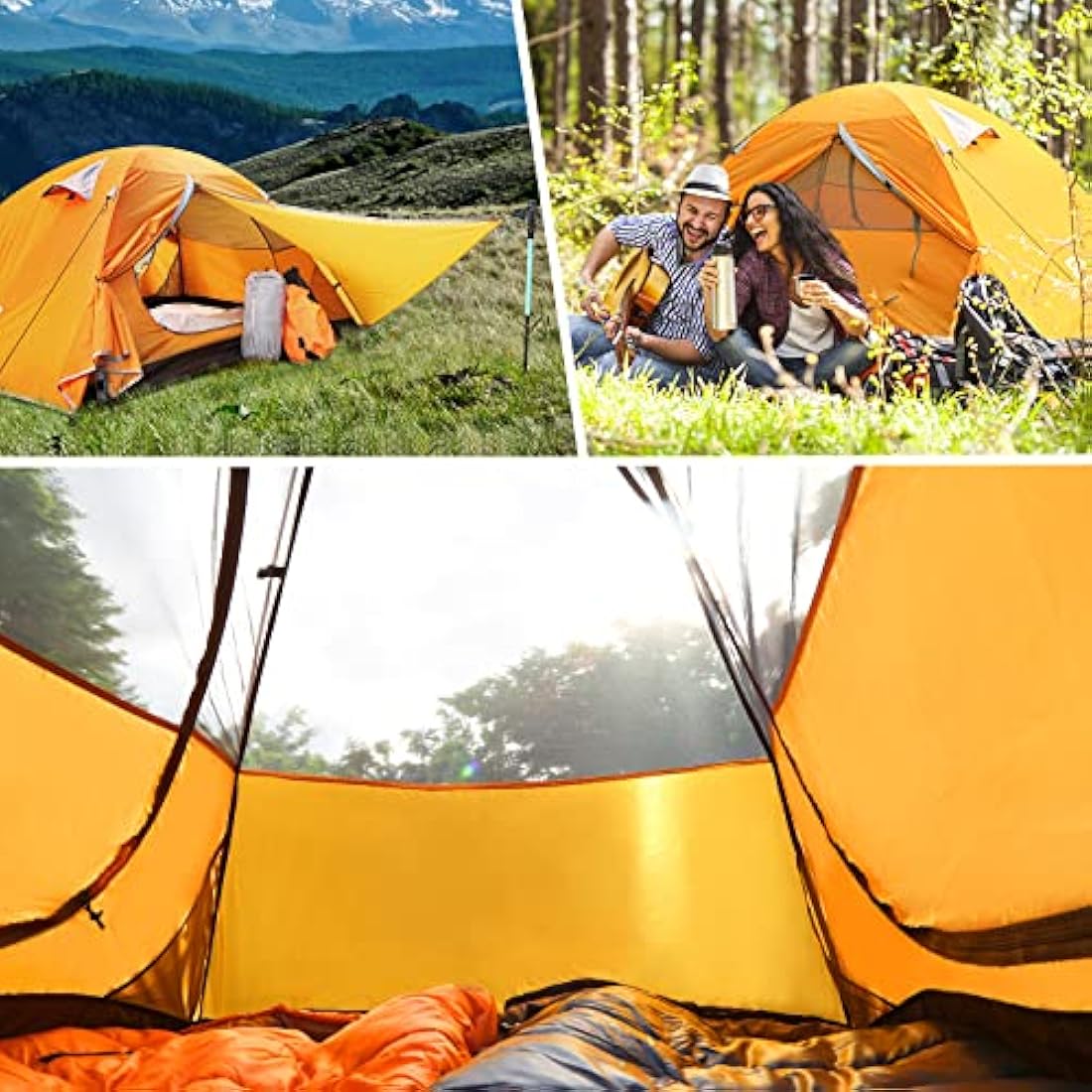 Bessport 2-Person Ultralight Backpacking Tent – Waterproof Dome Tent