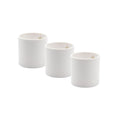 KalaMitica Magnetic Cylinder Storage Set - 3 Piece Wall Organizer - White