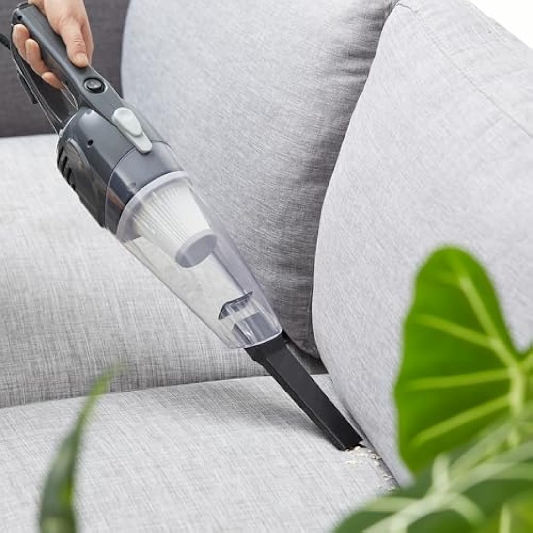 2-in-1 Corded Stick Vacuum with HEPA Filter - Black