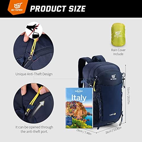 SKYSPER 30L Hiking Backpack – Lightweight Travel Rucksack for Men Women