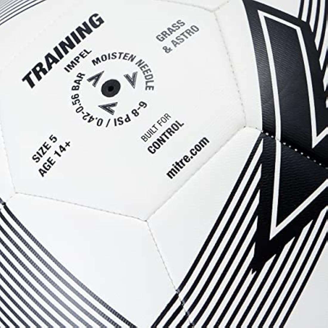 Mitre Impel L30P Training Football - Durable 30-Panel Soccer Ball