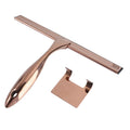 DOITOOL Stainless Steel Glass Squeegee | Bronze Silicone Window Scraper