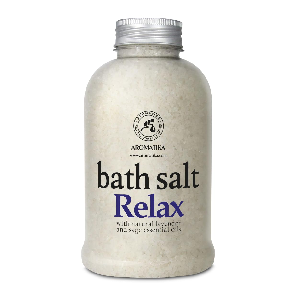 Lavender & Sage Natural Sea Bath Salts – 600g Relaxing