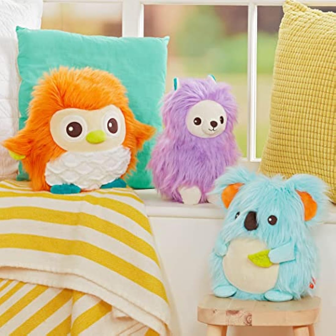 B. toys Lola Llama – Soft Fluffy Plush Stuffed Animal for Babies