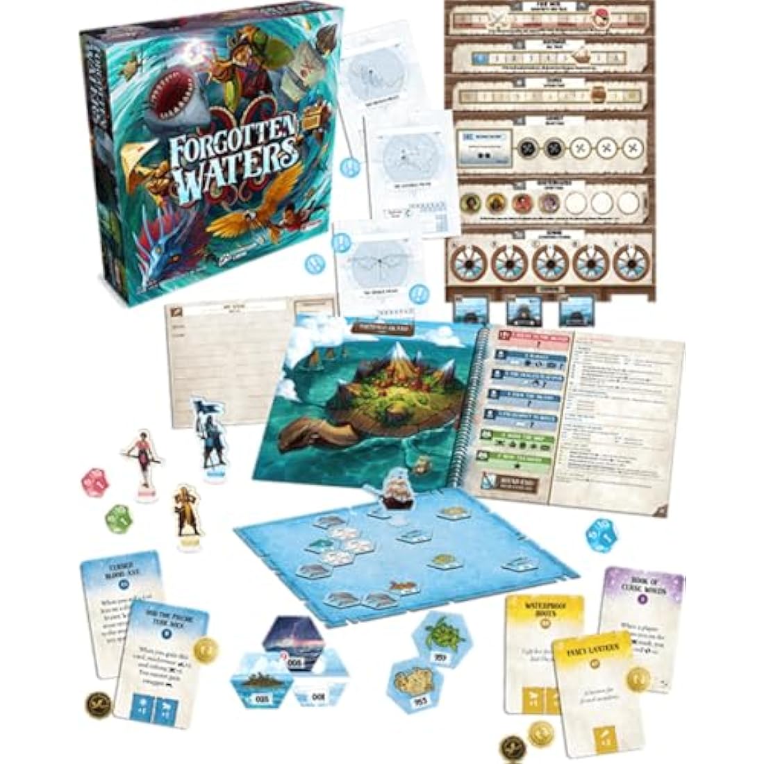 Forgotten Waters: A Crossroads Pirate Board Game by Plaid Hat Games