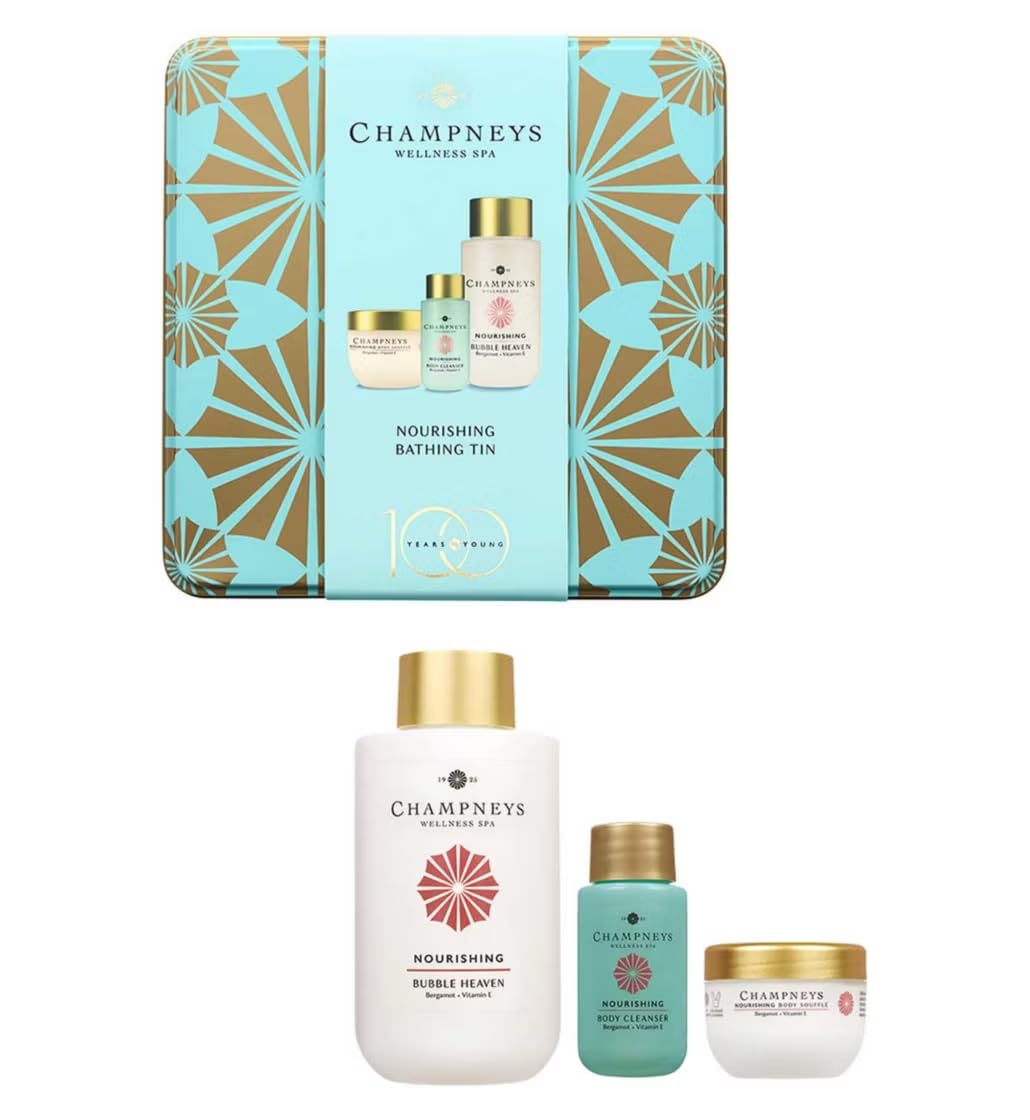 Champneys A Moment of Calm Skincare Gift Set with Wash Bag - 4 Piece
