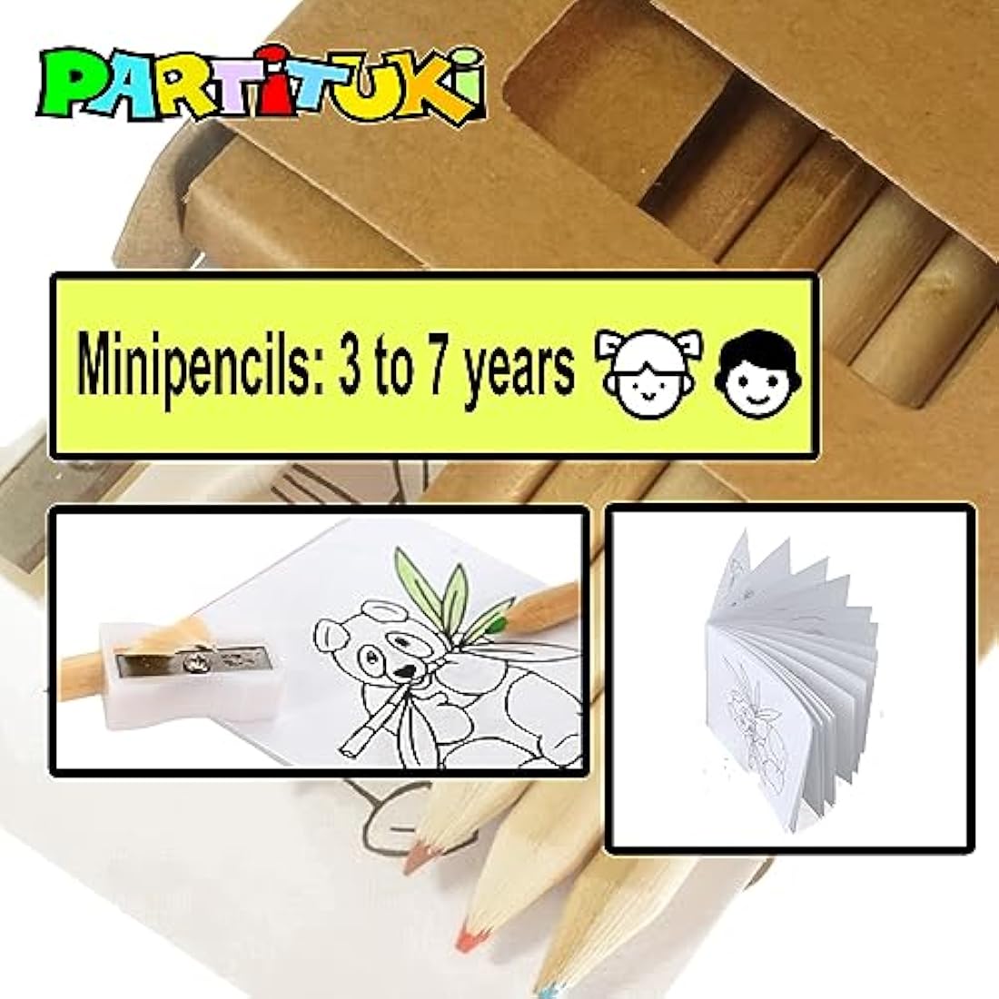 Jolof Store Bulk Mini Coloring Sets - 50 Packs with Pencils & Books
